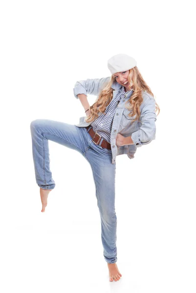 Vrouw Dansen — Stockfoto