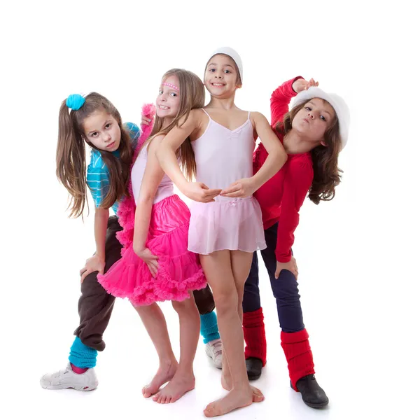 Kinderen dansen school — Stockfoto