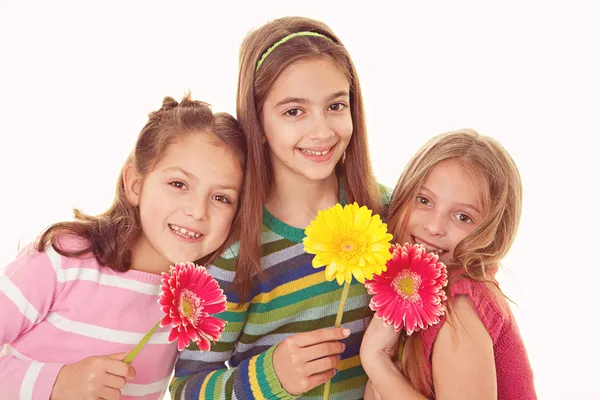 Hermanas sonrientes felices — Foto de Stock