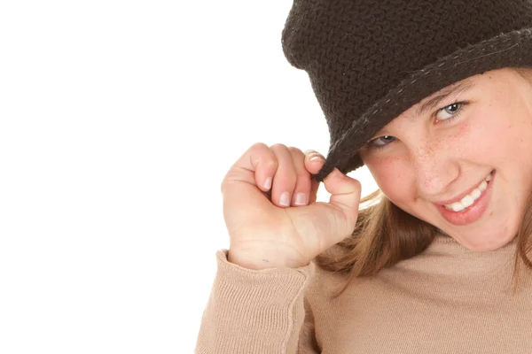 Mignon enfant dans chapeau — Photo