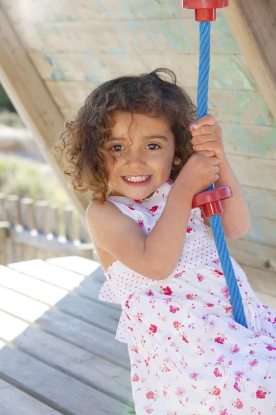 Happy smling child playing — Stock Photo, Image