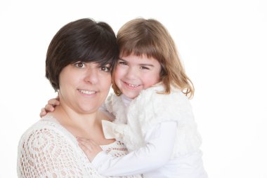 Mutlu anne ve kız