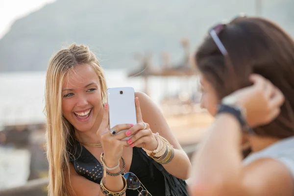 Adolescenti foto delle vacanze estive — Foto Stock