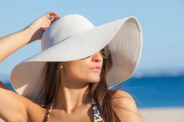 kadın tatil veya tatil yaz