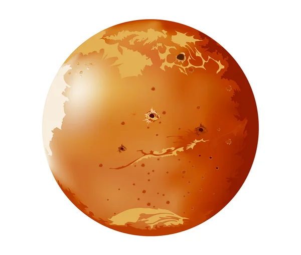 Planète Mars — Image vectorielle