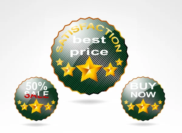 Melhor etiqueta de preço — Vetor de Stock