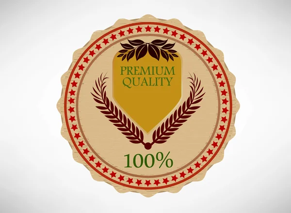 Label de qualité premium — Image vectorielle