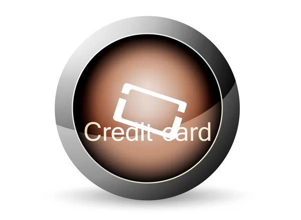 Ikona karty kredytowej — Wektor stockowy