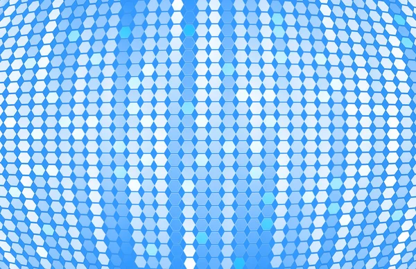 Forma hexágono azul fondo abstracto — Vector de stock