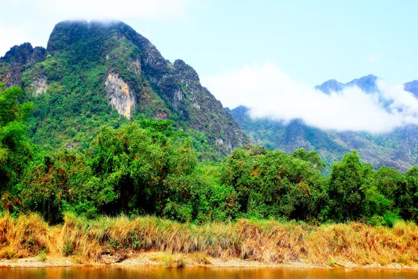 Vang vieng laos — Stockfoto