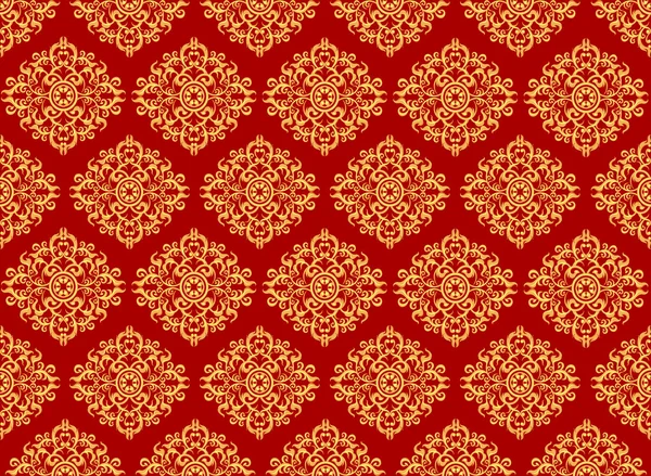 Арт-шаблон обои на красном фоне — стоковый вектор