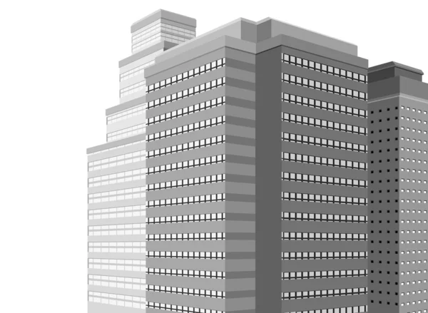 Edificio moderno — Vector de stock