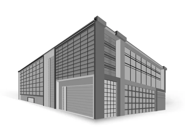 Modern building style — Stock Vector