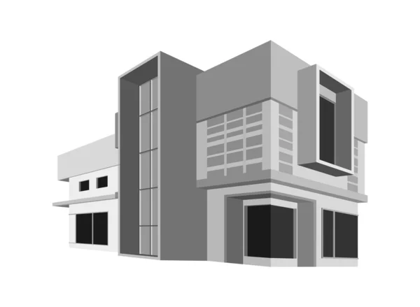 Modello di casa — Vettoriale Stock