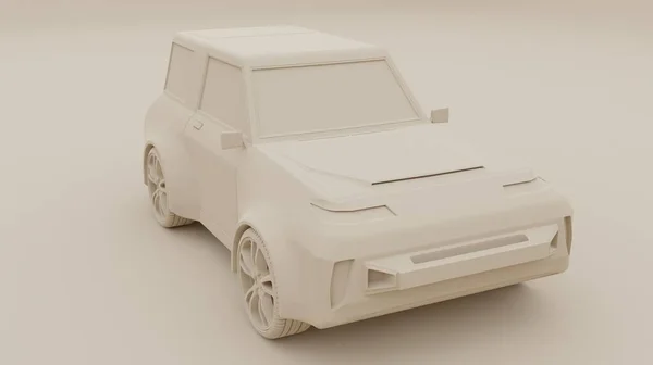 Render Front View Suv Sport Car Color Model Vehicle Wallpaper — kuvapankkivalokuva