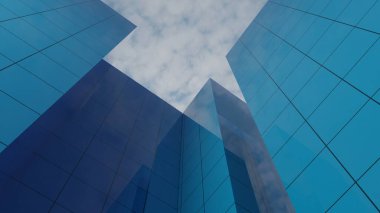 Skyscraper business building 3D rendering architecture wallpaper backgrounds