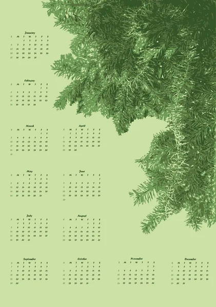 Kalender — Stockvektor