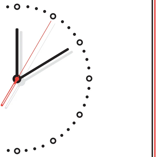 Ilustração do relógio vetorial — Vetor de Stock