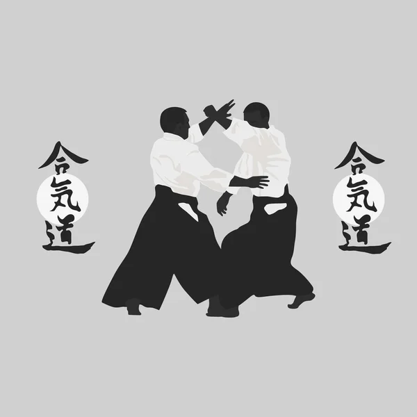 Aikido — Stok Vektör