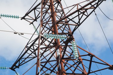 bir elektrik ana ayağı