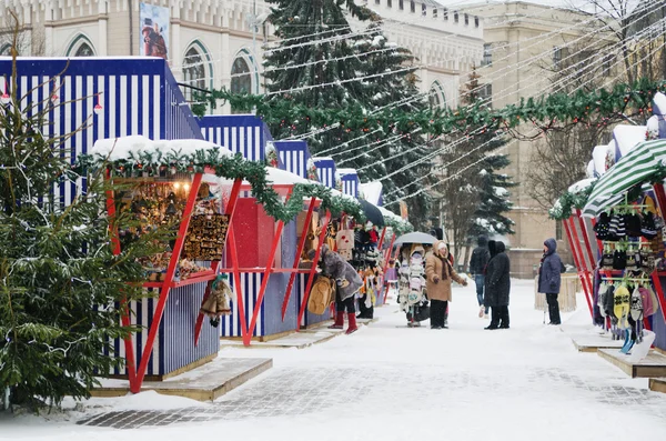 The christmas market in Riga — Stock Photo, Image