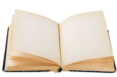 eski kitap, üzerinde beyaz izole açık