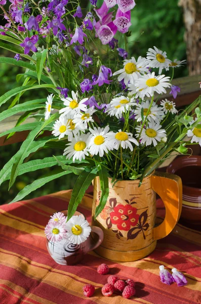 Krásné letní kytice, detail — Stock fotografie