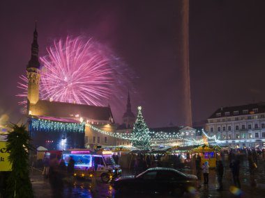 Yeni yıl havai fişek Tallinn