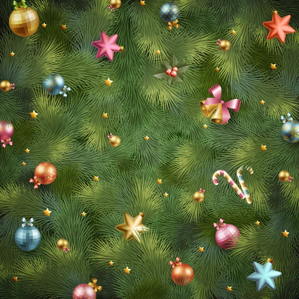 Texture sapin de Noël — Image vectorielle