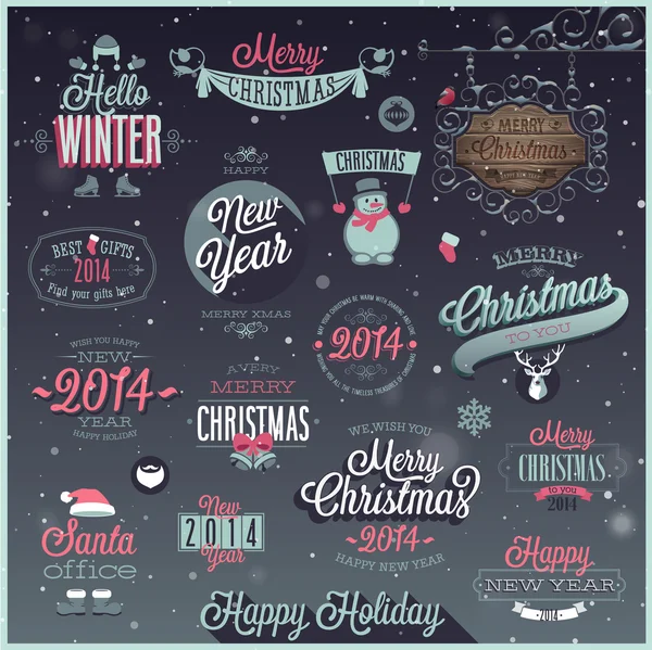 Set de Navidad — Vector de stock