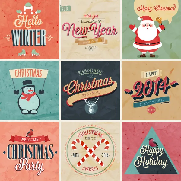 Set de Navidad — Vector de stock