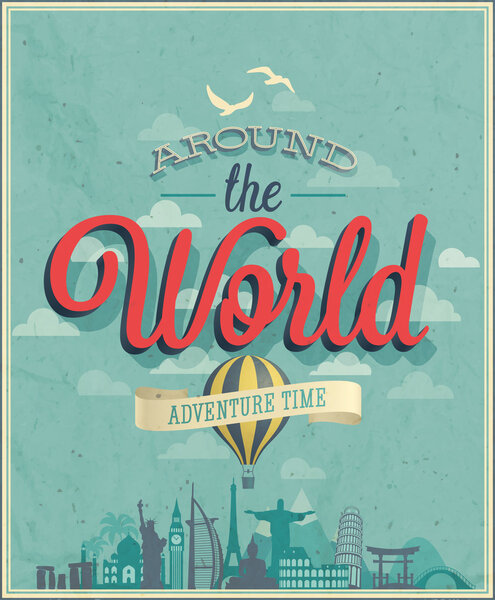 Around the world poster.