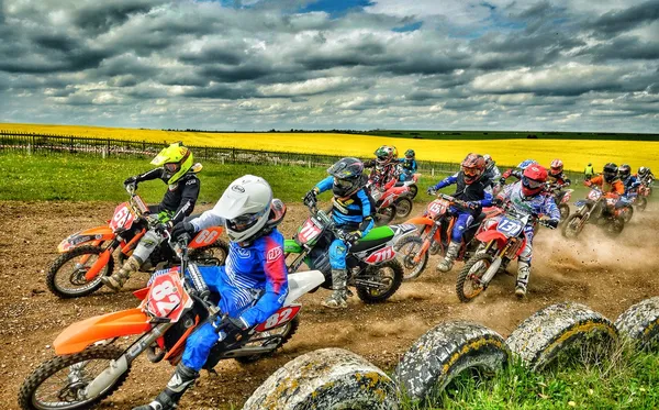 İngiltere'de Motocross — Stok fotoğraf