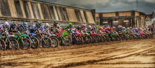 Motocross i uk — Stockfoto