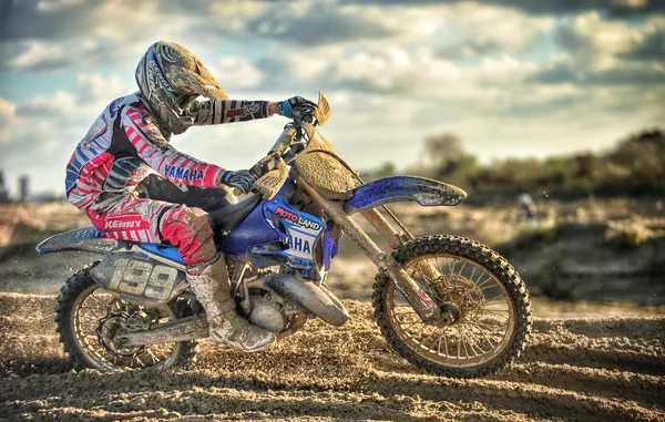 Motocross i uk — Stockfoto