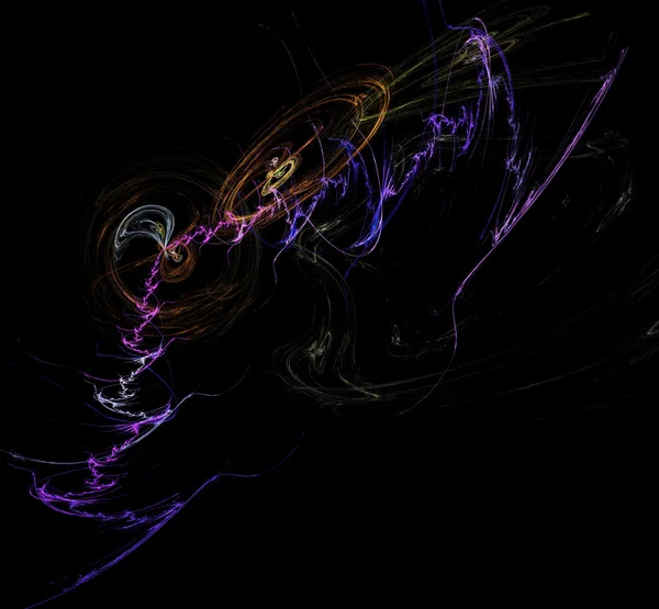 Abstracte rook fractal — Stockfoto
