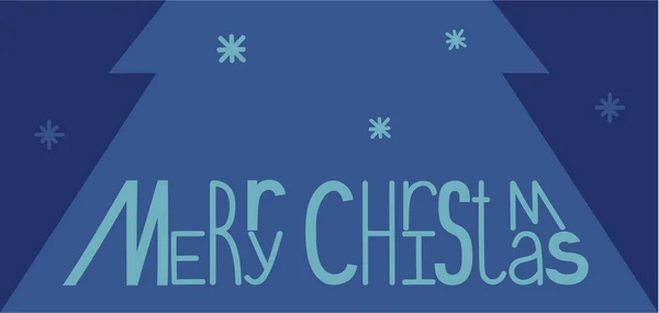 Feliz Navidad y la tarjeta de Año Nuevo — Vector de stock