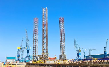 Offshore sondaj platformu onarım Tersanesi