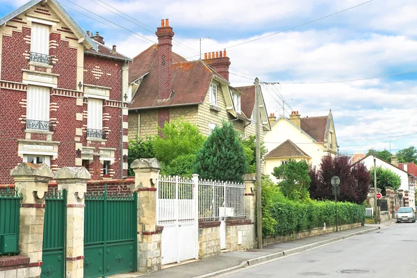 Street provincial town. France — Stock Photo, Image