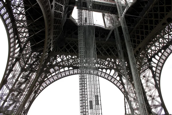 The openwork interweaving Eiffel Tower. Paris. France — Stock Photo, Image