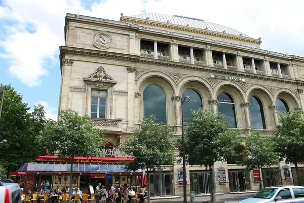 Theatre de la ville w Paryżu. Francja — Zdjęcie stockowe