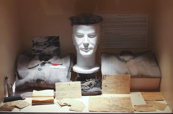 Prisonnier factice au Musée de la Bataille de Normandie. France — Photo