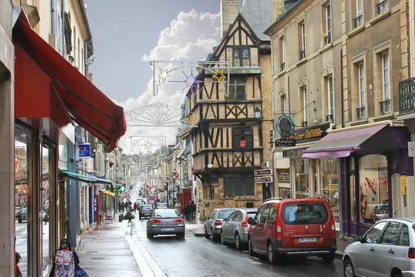 Nas ruas de Bayeux. Normandia, França — Fotografia de Stock