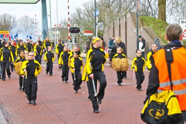 gorinchem içinde yıllık kış karnavalı. 9 Şubat 2013, nethe