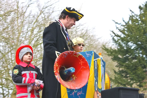 Carnaval anual de invierno en Gorinchem. febrero 9, 2013, The Nethe — Foto de Stock