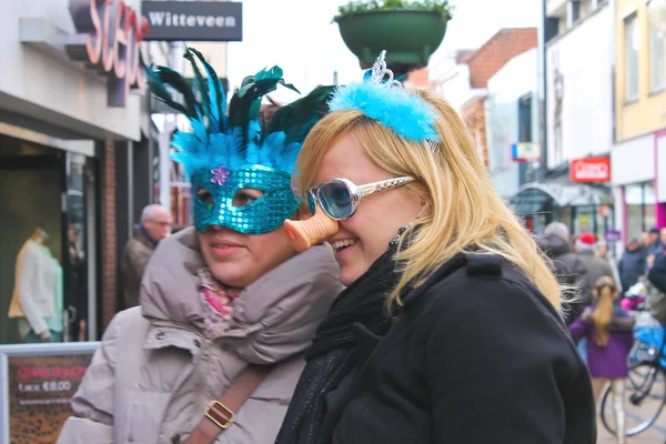 Carnaval anual de invierno en Gorinchem. febrero 9, 2013, The Nethe — Foto de Stock