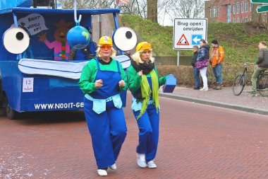 gorinchem içinde yıllık kış karnavalı. 9 Şubat 2013, nethe