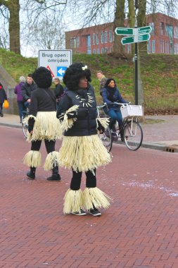 gorinchem içinde yıllık kış karnavalı. 9 Şubat 2013, nethe