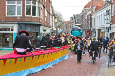 gorinchem içinde yıllık kış karnavalı. 9 Şubat 2013, nethe