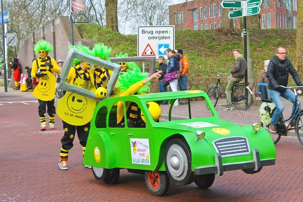 Carnaval anual de invierno en Gorinchem. febrero 9, 2013, The Nethe — Foto de Stock